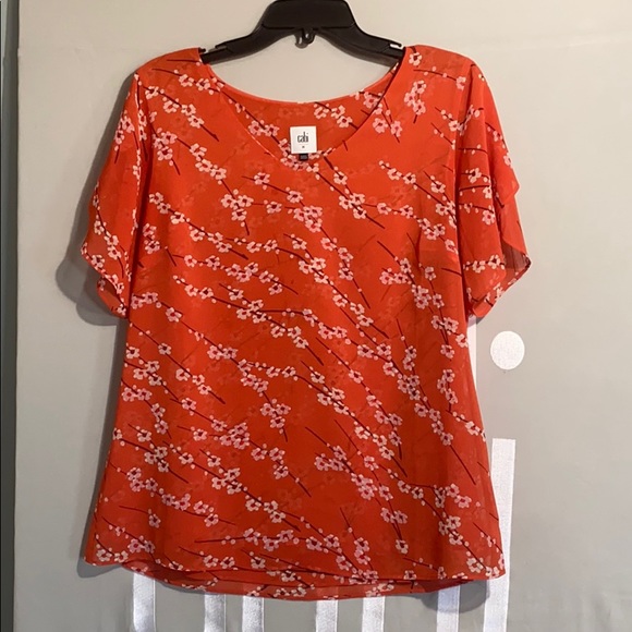 Cabi Split Sleeve Top Size M - Picture 3 of 7